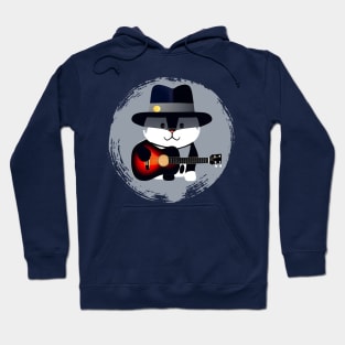 The purr-fect guitar hero Hoodie